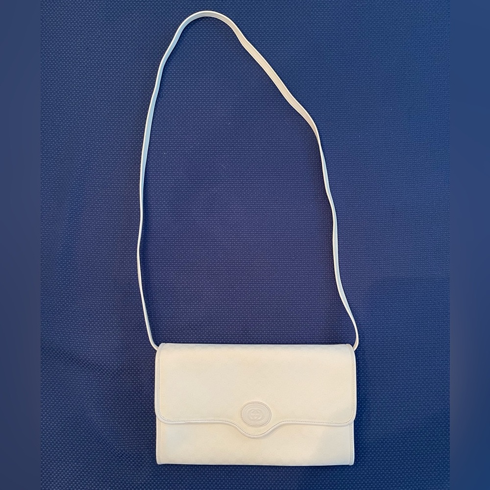 Vintage GUCCI Small Micro GG Clutch Handbag